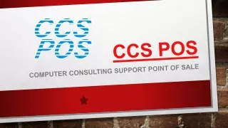 CCS POS Computer Consulting Support Point of Sale
