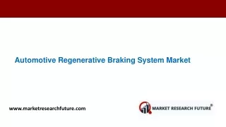 Automotive regenerative braking system market