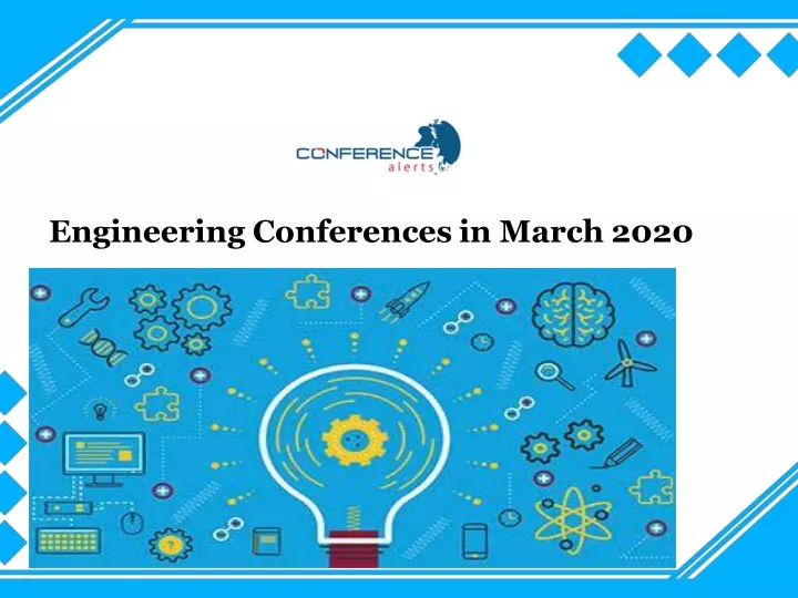 engineering conferences in march 2020