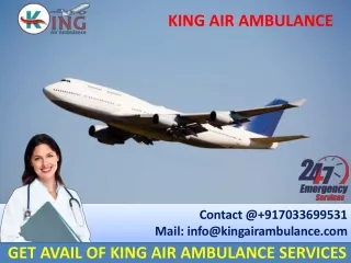 Life Support King Air Ambulance in Allahabad and Varanasi