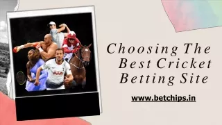Choosing The Best Cricket Betting Site