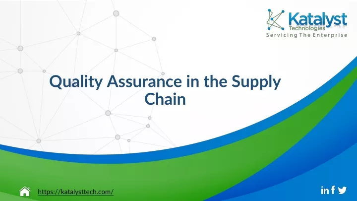 quality assurance in the supply chain