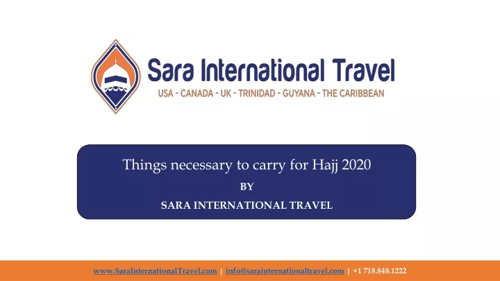 t hings necessary to carry for hajj 2020 by sara