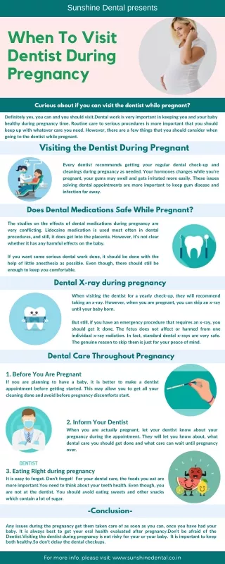 When To Visit Dentist During Pregnancy - Best Dental Clinic Near Me