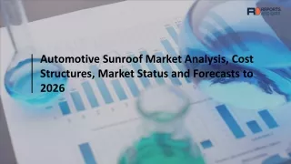 Automotive Sunroof Market is anticipated to shown growth by 2026