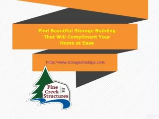 Find Beautiful Storage Building That Will Compliment Your Home at Ease