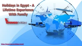 Holidays in Egypt - A Lifetime Experience With Family