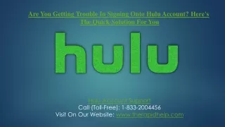 hulu.com activate | 1-833-200-4456 | hulu activate device code