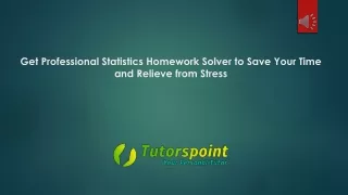 Professional Statistics Homework Solver