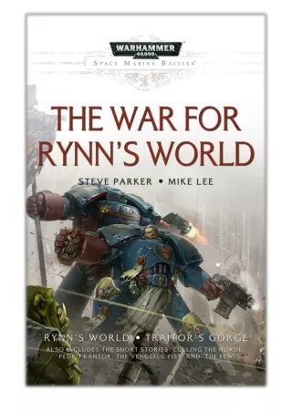 [PDF] Free Download The War for Rynn's World By Steve Parker & Mike Lee