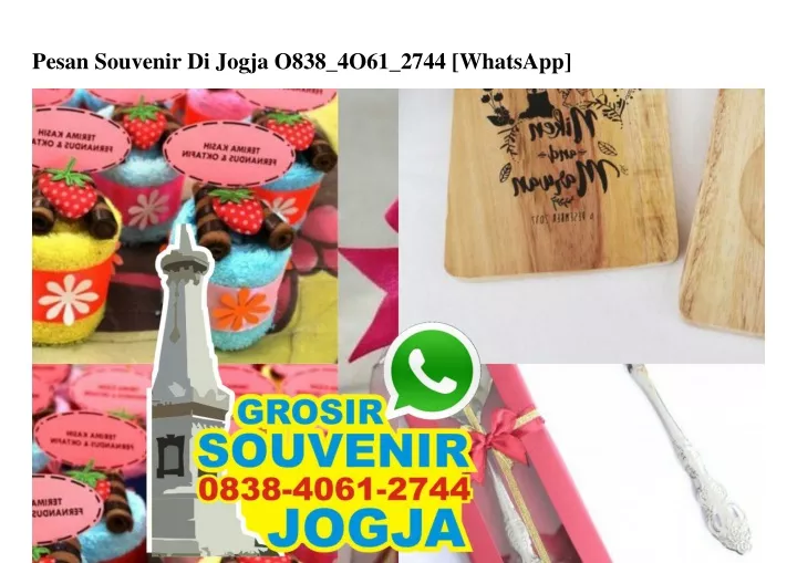 pesan souvenir di jogja o838 4o61 2744 whatsapp