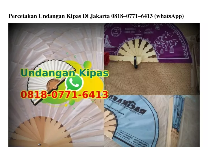 percetakan undangan kipas di jakarta 0818 0771