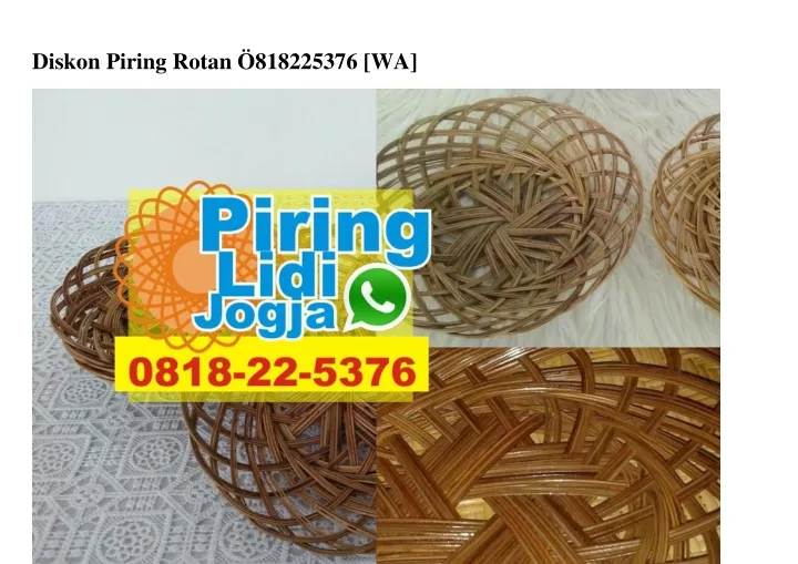 diskon piring rotan 818225376 wa