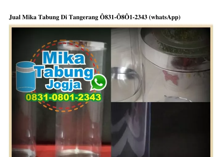 jual mika tabung di tangerang 831 8 1 2343