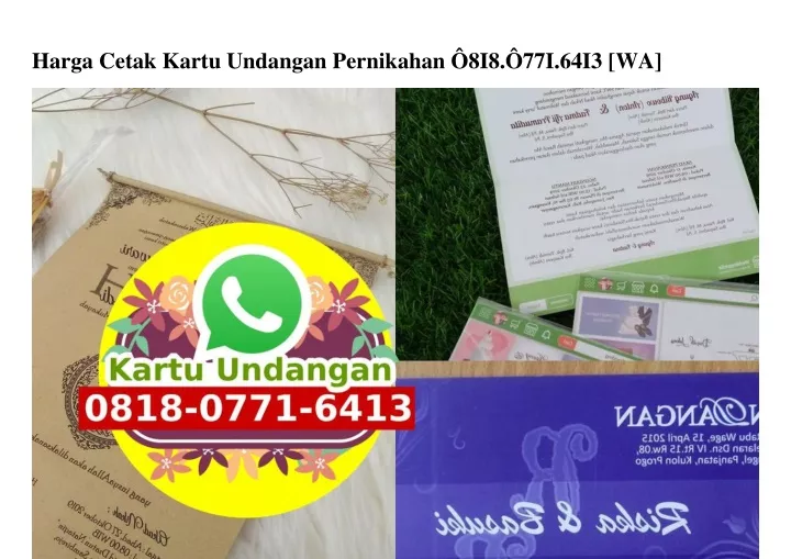 harga cetak kartu undangan pernikahan