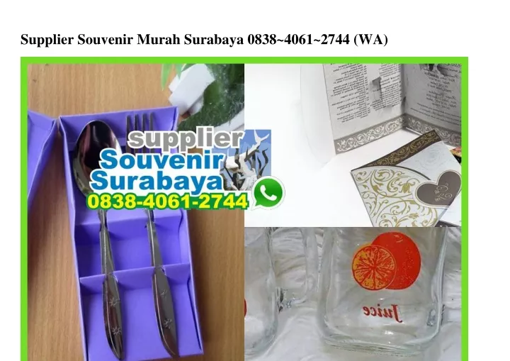 supplier souvenir murah surabaya 0838 4061 2744 wa
