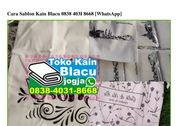 cara sablon kain blacu 0838 403i 8668 whatsapp