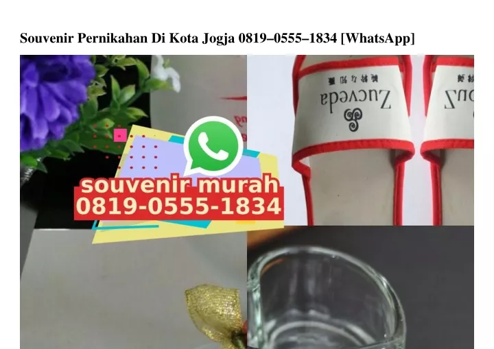 souvenir pernikahan di kota jogja 0819 0555 1834