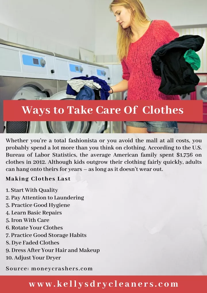 ways to take care of clothes