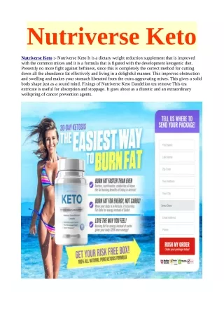 8 Places To Get Deals On Nutriverse Keto