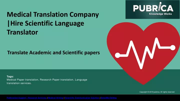 medical translation company hire scientific