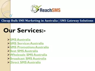 SMS Australia