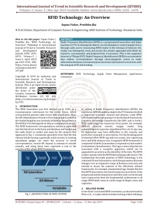 international journal of trend in scientific