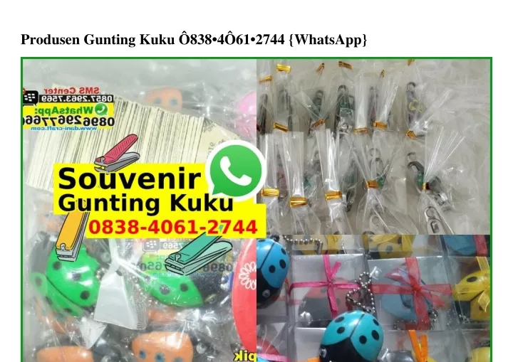 produsen gunting kuku 838 4 61 2744 whatsapp