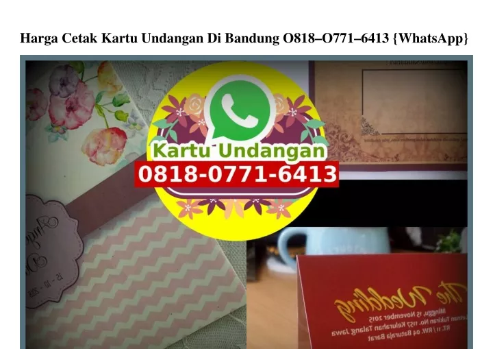 harga cetak kartu undangan di bandung o818 o771