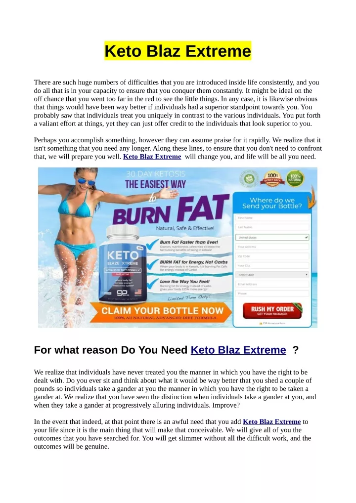 keto blaz extreme