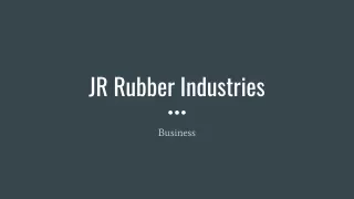 jr rubber block manufacturer