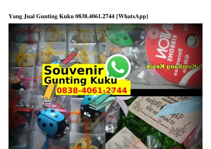 yang jual gunting kuku 0838 4061 2744 whatsapp