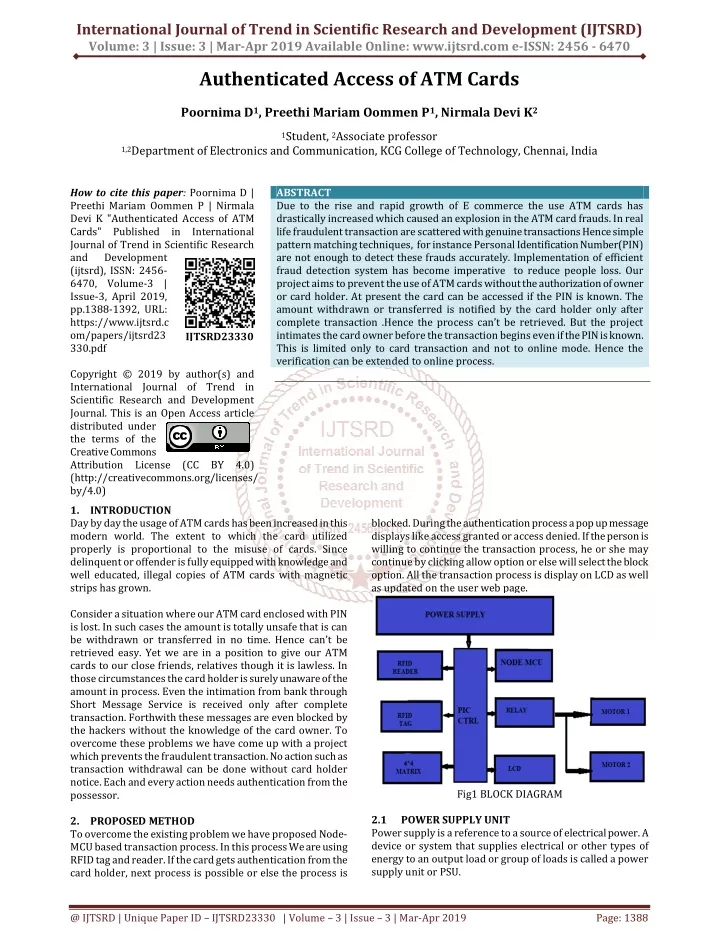 international journal of trend in scientific