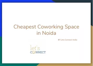 Cheapest Coworking Space in Noida