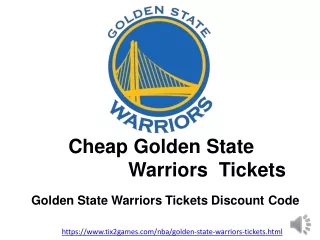 Golden State Warriors Tickets