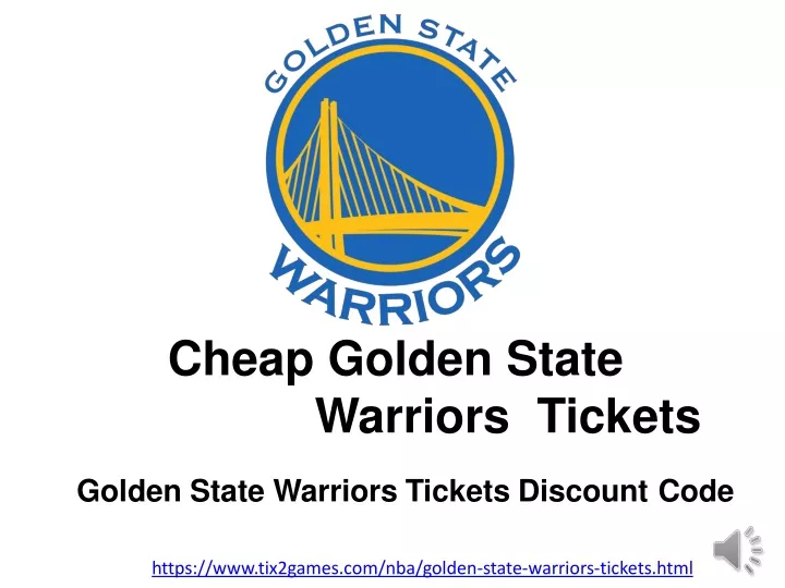 cheap golden state warriors tickets