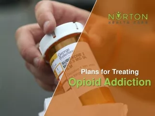 Plans For Treating Opioid Addiction