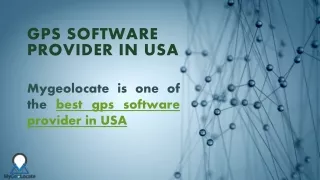 GPS Software Provider in USA