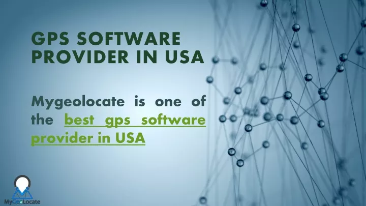 gps software provider in usa