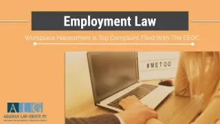 Workplace Harassment Is Top Complaint Filed With The EEOC