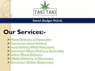Weed Delivery in Vancouver