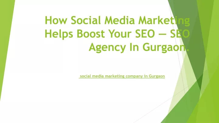 how social media marketing helps boost your seo seo agency in gurgaon