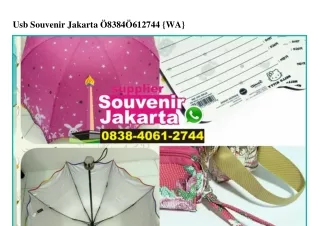 Usb Souvenir Jakarta Ö838 4Ö61 2744 [WhatsApp]