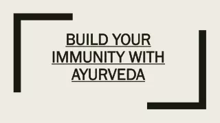 Ayurveda Immunity Booster