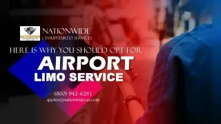 Here is Why You Should opt for Airport Limo Service