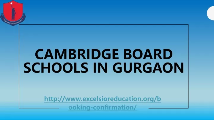 cambridge board schools in gurgaon