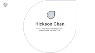 Hickson Chen - Experienced Professional