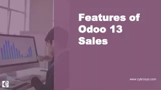 Feature of Odoo 13 Sales