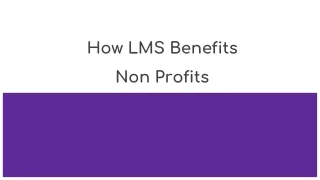 How LMS Benefits  Non Profits