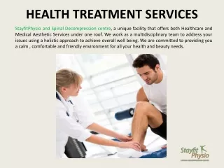 HEALTH TREATMENT SERVICES IN OTTAWA